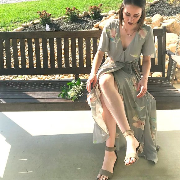 Show Me Your MuMu Sophia Wrap Dress - Lily Showers - Picture 1 of 8
